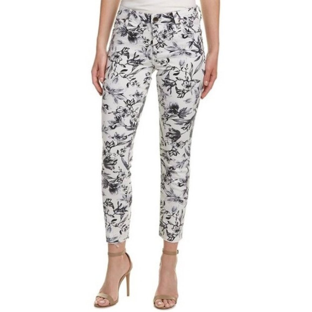 Kut from the Kloth Reese Ankle Straight Leg Floral